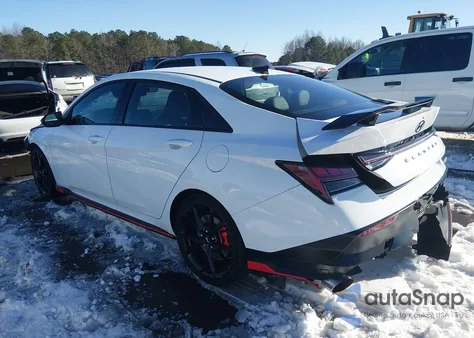 2025 Hyundai Elantra N из США, поврежденный, VIN KMHLW4DK6SU026298